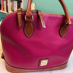 Dooney & Bourke Pebble Grain Zip Satchel